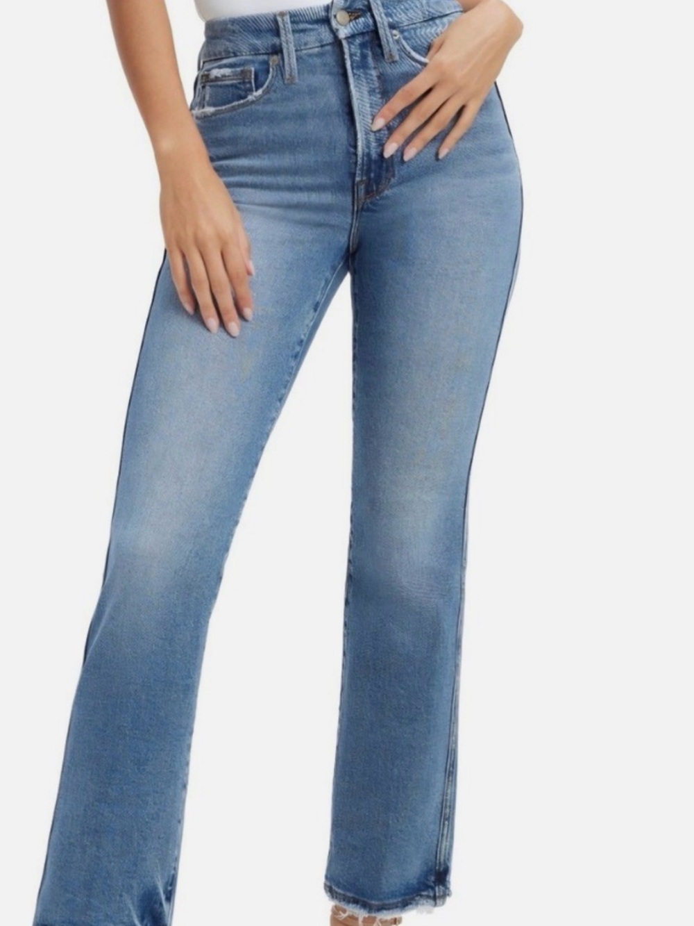 Good American Good Curve High-Rise indigo blue Jeans